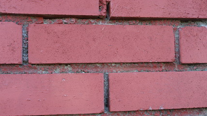 typical british red brick  wall