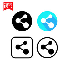 share icon  Icon symbol Flat vector illustration for graphic and web design.