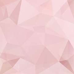 Background of geometric shapes. Pastel pink mosaic pattern. Vector EPS 10. Vector illustration