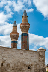 August 24,2019:Gok Medrese in Sivas City, Turkey. The structure has the biggest portal among the...