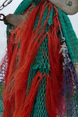colorful fishing nets