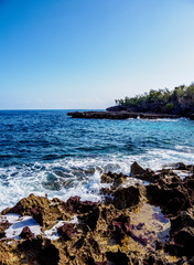 Rocky Coast of Playa Blanca, Majayara Natural Park, Baracoa, Guantanamo Province, Cuba