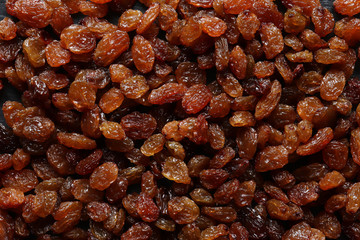 Photography of raisins for food illustrations
