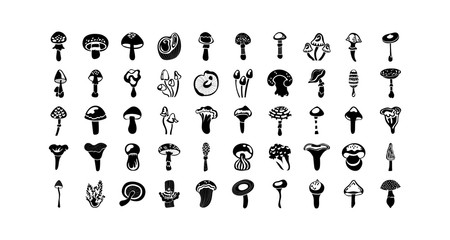 bundle of fungus set icons