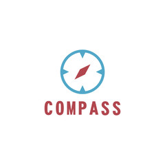 vector illustration compass icon flat design