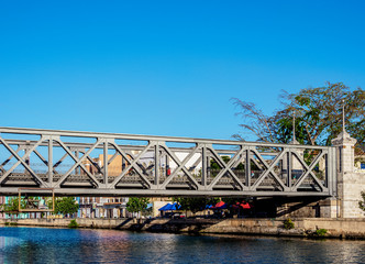 Obraz premium Bridge over San Juan River, Matanzas, Matanzas Province, Cuba