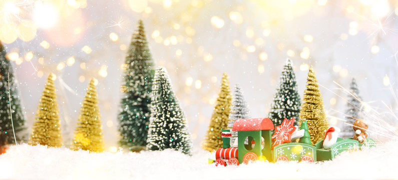 Christmas and New Year holiday background