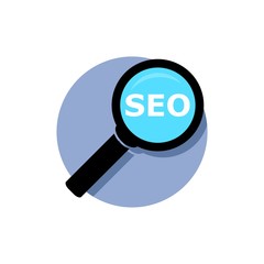 SEO icon icon on white background