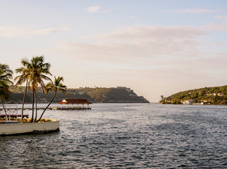 Obraz premium Punta Gorda, Santiago de Cuba Bay, Santiago de Cuba Province, Cuba