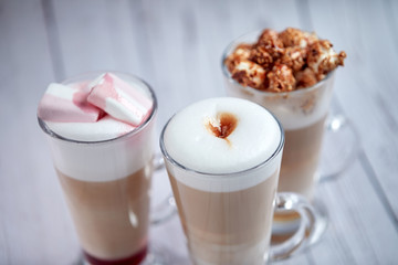 different kinds of coffee drink