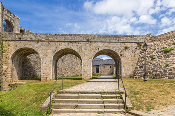 Dinan, France. Chateau Fortress Bridge
