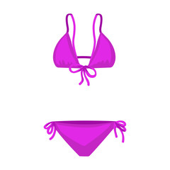 Swimsuit vector icon.Cartoon vector icon isolated on white background swimsuit.