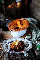 Lamb shank pies.style rustic. © zoryanchik