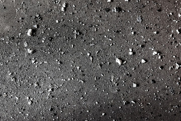 small stones on the concrete floor