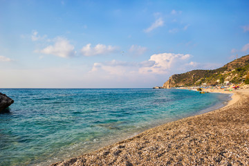 Kathisma beach on Lefkada island
