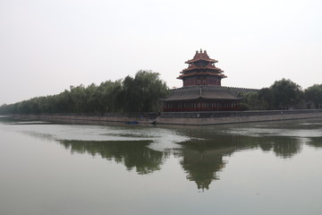 Douve de la Cité interdite à Pékin, Chine	