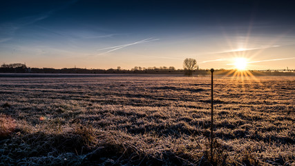 Sonnenaufgang Petershagen