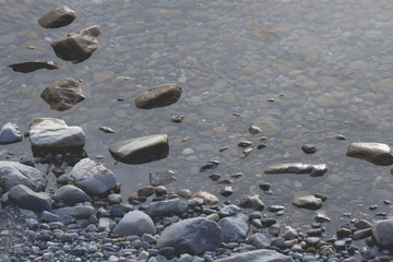 stones on the beach