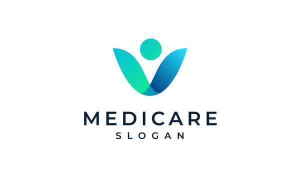 health and medical logo design vector template elegant and simple clinic logo health care