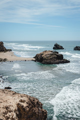 View from Sutro Baths Upper Trail on Pacific Ocean