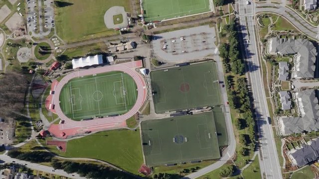 Westwood Plateau Coquitlam BC Aerial View