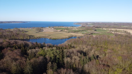 Panorama view over the sea 