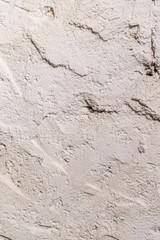 Vintage Off-White Wall with shadows for patterns and textures