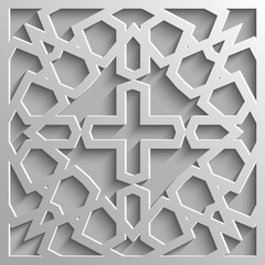 Background with pattern in islamic style