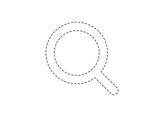outline style search vector icon
