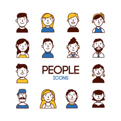 bundle of people group characters