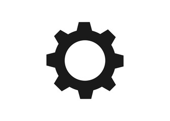 industrial gear setting vector icon