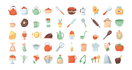 bundle of kitchen and cook icons