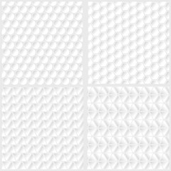 Set of Different Golf Background. Halftone Texture.