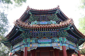 Pagode d'un temple à Pékin, Chine	
