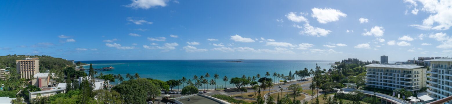 panoramic Noumea New Caledonia seascape