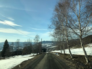Autofahrt in Norwegen