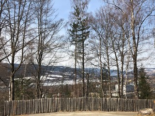 Fototapeta premium Schneelandschaft in Norwegen