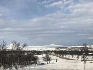 Schneelandschaft in Norwegen