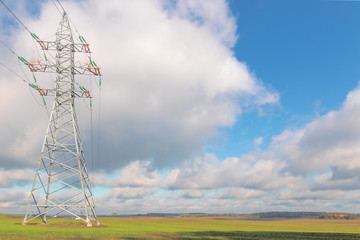high voltage power line