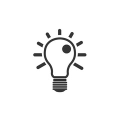 bulb icon vector illustration design