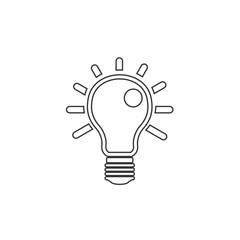 bulb icon vector illustration design