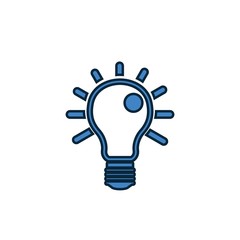 bulb icon vector illustration design