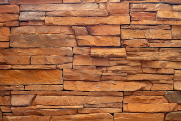 Brick decorative wall in the solon of the apartment.