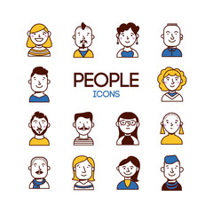 bundle of people group characters