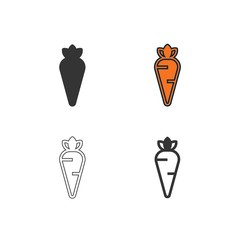 carrot icon vector illustration design