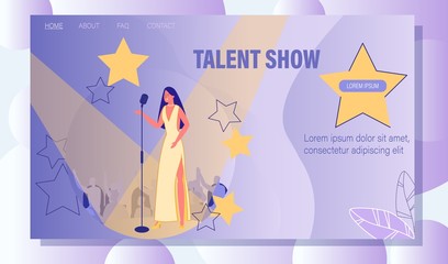 Talent TV Show and Grant Concert Landing Page