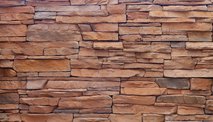 Brick decorative wall in the solon of the apartment.