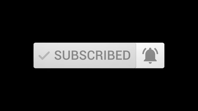 Mouse Clicking a Subscribe Button and Bell Notification. Youtube Intro.