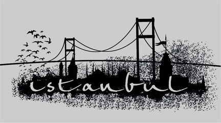Istanbul graphic design graphic design vector art