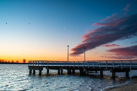 Wsch&oacute;d słońca w Serocku